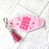 il_fullxfull.7629597785_m5hd-2 Pink Pony Club Motel Keychain — Pastel Pink Rhinestone Tassel Bag Charm