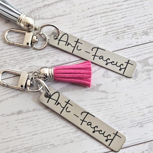 Anti-Fascist Minimalist Keychain | 161 Activist Gift Bag Charm