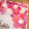 il_fullxfull.7629599151_ph4a Floral Resin Tray: Pink, White & Rose Gold - Decorative Centerpiece
