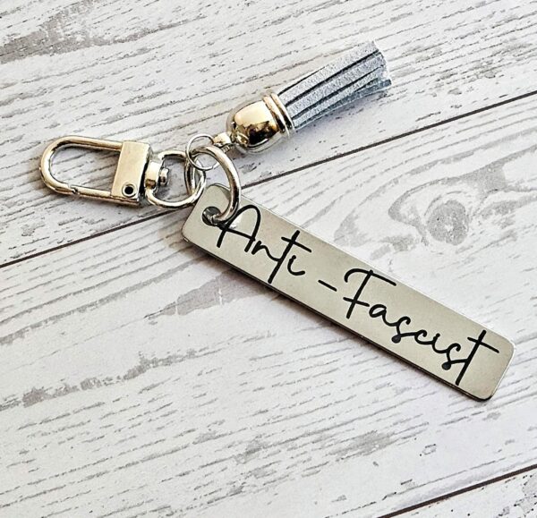 Anti-Fascist Minimalist Keychain | 161 Activist Gift Bag Charm