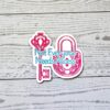 il_fullxfull.7629600627_jlqd Boundaries and Consent Sticker – Key & Lock Design, Waterproof Vinyl Decal