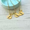 il_fullxfull.7629601739_4394 Gold Showgirl Heart Necklace: Engraved Stainless Steel Pendant, Charm Accent