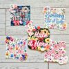 il_fullxfull.7629603777_qicp Too Feral For This Sticker – Square Floral Sass in Vinyl