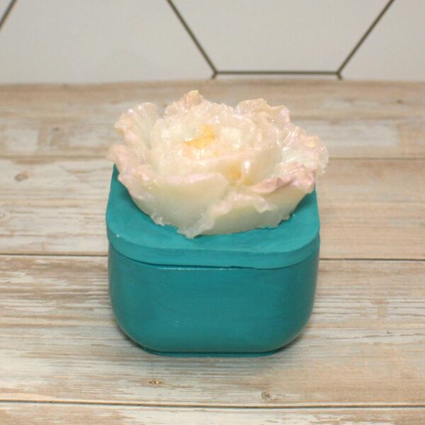 il_fullxfull.7629606545_smeh Floral Ring box with lid - Decorative Jewelry Storage - Concrete stash box