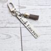 Fuck Fascism Keychain – Engraved Stainless Steel Bar Keychain – Activist Protest Gift