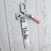 il_fullxfull.7629614273_4hkk-1 Personalized Bestie Keychain • Stainless Steel Engraved Tag with Initial Heart & Tassel