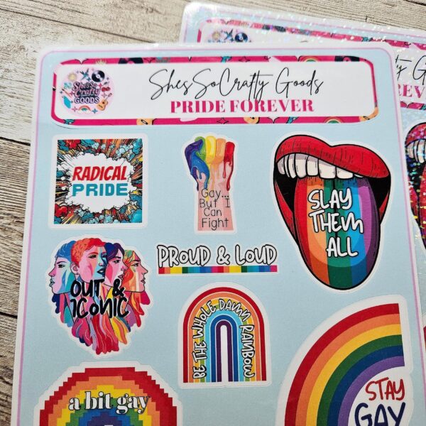 il_fullxfull.7629615921_gweq-1 Pride Sticker Sheet | 11-Pack LGBTQ Gay Pride Decals for Activists