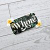 Floral Feminist Vinyl Sticker: Botanical Gothic Laptop Decal