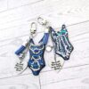 Eras Personalized Bodysuit Bag Charm: Midnight Sparkle Rhinestone Keychain, Custom Purse Accessory 3 Eras Personalized Bodysuit Bag Charm: Midnight Sparkle Rhinestone Keychain, Custom Purse Accessory