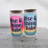 il_fullxfull.7629619009_7zzw-1 Retro Rise & Shine Frosted Glass Can Cup – 16oz