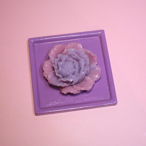 il_fullxfull.7629621297_3roo Bright Purple Floral Peony Trinket Dish