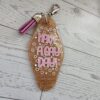 il_fullxfull.7629623193_2b40-1 Retro "Have a Gay Day" Keychain: 3D Printed Glitter Pride Key Fob