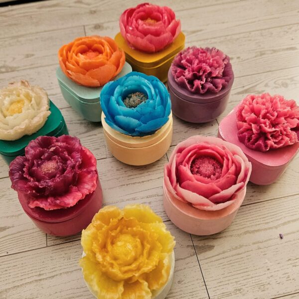 il_fullxfull.7629625037_1a6y Hand Cast Mini Ring Box - Decorative Floral Trinket Dish