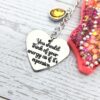 il_fullxfull.7629630035_s5ts Orange Showgirl Era Keychain – Rhinestone Resin Bag Charm with Engraved Quote
