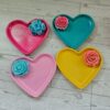 il_fullxfull.7629630981_t3x1-1 Floral Heart-Shaped Trinket Dish — Bold, Handmade Jewelry Holder for Vanity or Gift Giving
