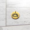 Stay Golden Sunburst Necklace, 18k Gold PVD Stainless Steel, Waterproof