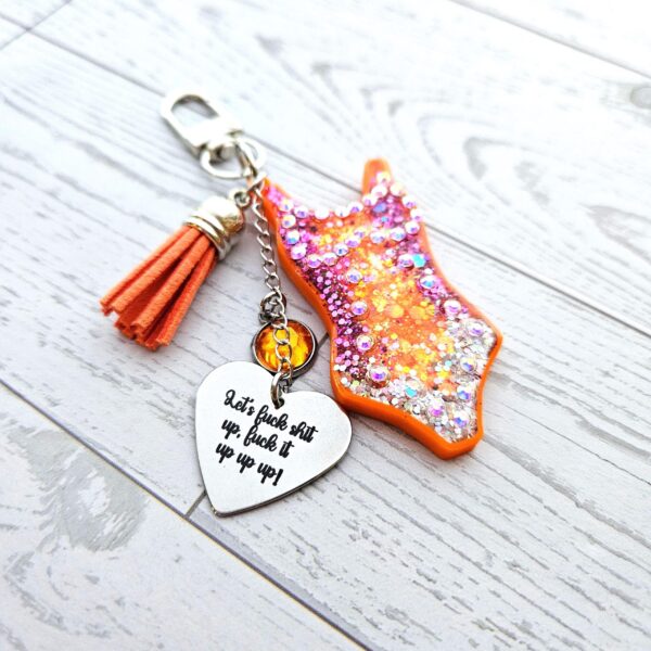 Custom Showgirl Eras Bodysuit Keychain – Personalized Glitter Resin Bag Charm with Engraved Quote 6 Custom Showgirl Era Bodysuit Keychain – Personalized Glitter Resin Bag Charm with Engraved Quote