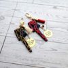 Eras Rhinestone Snake Bodysuit Charm, Custom Engraved Gold Tag Tassel, Concert Bestie Gift 3 Eras Rhinestone Snake Bodysuit Charm, Custom Engraved Gold Tag Tassel, Concert Bestie Gift