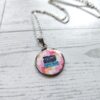 Activist Stainless Steel Pendant Necklace, Political Statement Jewelry, Protest Leftist Gift