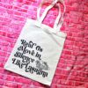 Lasagna Quote Tote Bag, Funny Hip Hop Lyric Gift, Canvas Bag With Pocket 2 The perfect gift for the hip-hop fan or anyone who makes moves in silence! 🤫 Featuring the iconic "Real G's Move In Silence Like Lasagna" lyric, this premium sublimated tote bag is as functional as it is funny. Why this tote stands on business: 💼 Permanent, Vibrant Art: We use sublimation, meaning the ink is dyed directly into the cotton canvas fibers. It’s smooth to the touch and will never fade, peel, or rub off. 🧼✨ Premium Construction: Made from high-quality, medium-weight cotton canvas. It’ (2)