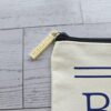 Butter Stick Canvas Zip Pouch, Retro Foodie Makeup Bag, 3D Printed Zipper Pull