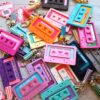 Cassette Tape Keychain – Custom NFC Spotify Playlist Charm – Music Fan Gift