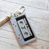 Custom Cassette Tape Keychain – NFC Mixtape Gift for Boyfriend, Anniversary or Birthday
