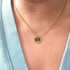 Stay Golden Sunburst Necklace, 18k Gold PVD Stainless Steel, Waterproof
