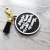 il_fullxfull.7700200737_e23i-1 Maybe Next Time Trust Black Women Bag Charm & Keychain • 3D Printed Statement Accessory