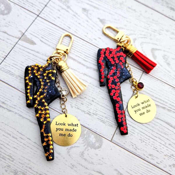Eras Rhinestone Snake Bodysuit Charm, Custom Engraved Gold Tag Tassel, Concert Bestie Gift 1 Eras Rhinestone Snake Bodysuit Charm, Custom Engraved Gold Tag Tassel, Concert Bestie Gift