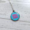 Activist Stainless Steel Pendant Necklace, Political Statement Jewelry, Protest Leftist Gift