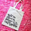 Lasagna Quote Tote Bag, Funny Hip Hop Lyric Gift, Canvas Bag With Pocket 1 The perfect gift for the hip-hop fan or anyone who makes moves in silence! 🤫 Featuring the iconic "Real G's Move In Silence Like Lasagna" lyric, this premium sublimated tote bag is as functional as it is funny. Why this tote stands on business: 💼 Permanent, Vibrant Art: We use sublimation, meaning the ink is dyed directly into the cotton canvas fibers. It’s smooth to the touch and will never fade, peel, or rub off. 🧼✨ Premium Construction: Made from high-quality, medium-weight cotton canvas. It’ (1)