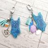 il_fullxfull.7732040049_13s8-1 Opalite Era Showgirl Bag Charm • Custom Lyric Engraved Heart or Glow-in-the-Dark Lightning Bolt