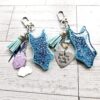 il_fullxfull.7732047573_9d6s-1 Opalite Era Showgirl Bag Charm • Custom Lyric Engraved Heart or Glow-in-the-Dark Lightning Bolt