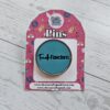 Fuck Fascism | Stainless Steel Protest Badge | Progressive Political Accessory