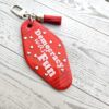 Democracy Was Fun Resin Motel Keychain Political Activist Gift