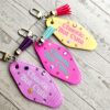 Chaotic Retro Motel Keychain | Rhinestone Accents, Y2K Bag Charm 1 Chaotic Retro Motel Keychain | Rhinestone Accents, Y2K Bag Charm