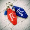 il_fullxfull.7858240522_4owi F*ck Trump Resin Motel Keychain Bold Political Statement Accessory