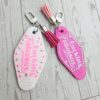 il_fullxfull.7880232791_3iyh-1 Rhinestone Resin Motel Keychain: Hot Pink or Blush Glam Statement Accessory