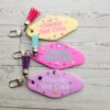 Chaotic Retro Motel Keychain | Rhinestone Accents, Y2K Bag Charm 4 Chaotic Retro Motel Keychain | Rhinestone Accents, Y2K Bag Charm