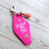 il_fullxfull.7891558573_93bm-1 Retro Motel Keychain | Do It For the Plot | Rhinestones, Tassel Accent