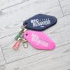 il_fullxfull.7905178227_62hd NPC Behavior Resin Motel Keychain, Funny Meme Bag Charm, Sarcastic Gift for Her