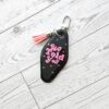 il_fullxfull.7905232389_pcg9 We Told Yall Resin Motel Keychain Funny Political Bag Charm Feminist Gift for Her