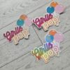Girlie Pop Lollipop Sticker Holographic Glitter Matte Coquette Decal