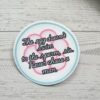 Feminist Egg Vinyl Sticker The Egg Doesn't Swim Quote Decal