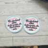 Feminist Egg Vinyl Sticker The Egg Doesn't Swim Quote Decal