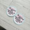 Feminist Egg Vinyl Sticker The Egg Doesn't Swim Quote Decal