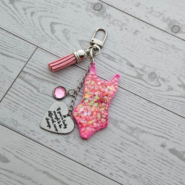 Eras Bodysuit Keychain – Personalized Rhinestone Bag Charm, Pink Blue or Purple 8 Eras Bodysuit Keychain – Personalized Rhinestone Bag Charm, Pink Blue or Purple