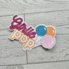 Girlie Pop Lollipop Sticker Holographic Glitter Matte Coquette Decal