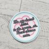 Feminist Egg Vinyl Sticker The Egg Doesn't Swim Quote Decal